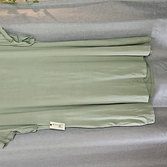 TERRA & SKY GREEN T-SHIRT DRESS SIZE 2X ROLLED SLEEVE - Picture 7 of 8